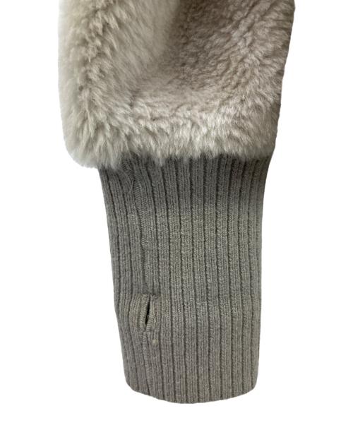 EMMETI（エンメティ）EMMETI (エンメティ) フェイクファージャケット アイボリー サイズ:38の古着・服飾アイテム