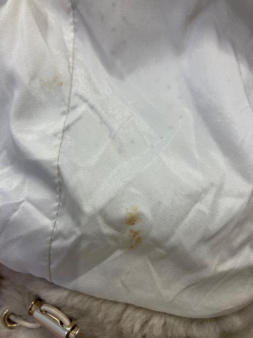 EMMETI（エンメティ）EMMETI (エンメティ) フェイクファージャケット アイボリー サイズ:38の古着・服飾アイテム