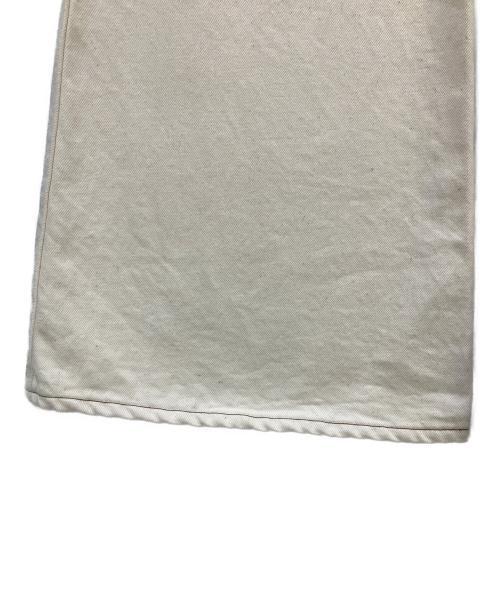 KAPITAL（キャピタル）KAPITAL (キャピタル) フレアデニム 22SS 14oz White Denim Wind Pen Bush Pants ホワイト サイズ:S 未使用品の古着・服飾アイテム