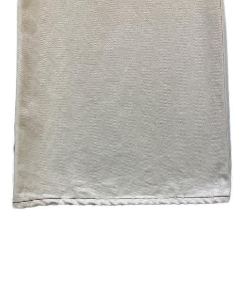 KAPITAL（キャピタル）KAPITAL (キャピタル) フレアデニム 22SS 14oz White Denim Wind Pen Bush Pants ホワイト サイズ:S 未使用品の古着・服飾アイテム