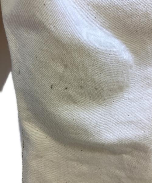 KAPITAL（キャピタル）KAPITAL (キャピタル) フレアデニム 22SS 14oz White Denim Wind Pen Bush Pants ホワイト サイズ:S 未使用品の古着・服飾アイテム