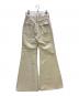 KAPITAL (キャピタル) フレアデニム 22SS 14oz White Denim Wind Pen Bush Pants ホワイト サイズ:S 未使用品：10000円