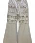 中古・古着 KAPITAL (キャピタル) フレアデニム 22SS 14oz White Denim Wind Pen Bush Pants ホワイト サイズ:S 未使用品：10000円