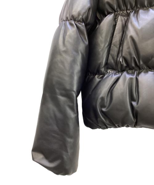 theory（セオリー）theory (セオリー) ラムレザーダウンジャケット ブラック サイズ:2の古着・服飾アイテム