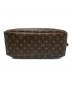 中古・古着 LOUIS VUITTON (ルイ ヴィトン) ハンドバッグ ドーヴィル(ボーリングヴァニティ) ブラウン：55000円