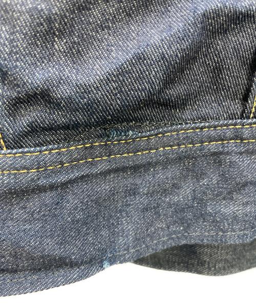 LEE（リー）LEE (リー) デニムジャケット インディゴ×キャメル サイズ:Lの古着・服飾アイテム