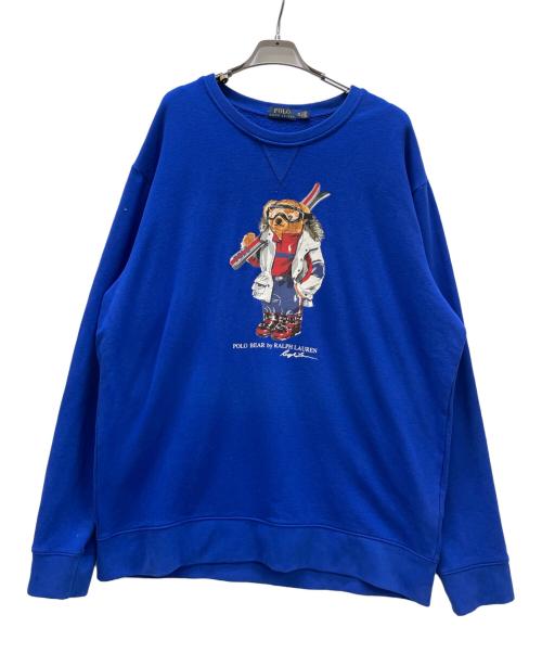 POLO RALPH LAUREN（ポロ・ラルフローレン）POLO RALPH LAUREN (ポロ・ラルフローレン) ポロベア　スウェット ブルー サイズ:XXLの古着・服飾アイテム