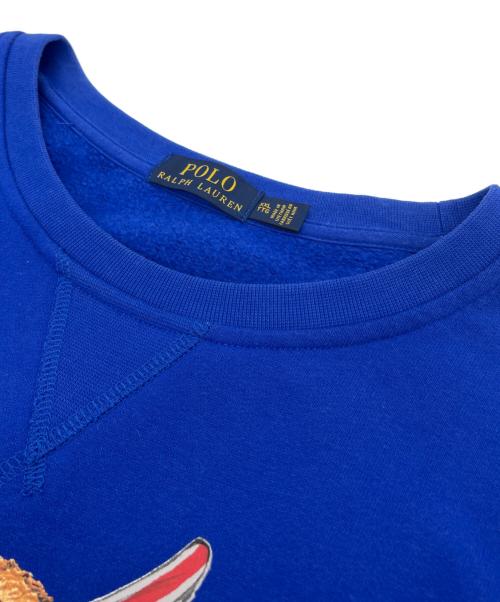 POLO RALPH LAUREN（ポロ・ラルフローレン）POLO RALPH LAUREN (ポロ・ラルフローレン) ポロベア　スウェット ブルー サイズ:XXLの古着・服飾アイテム