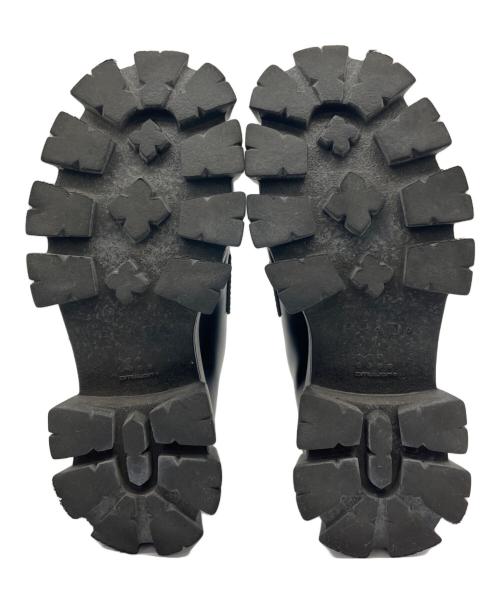 PRADA（プラダ）PRADA (プラダ) 	モノリス ブラッシュドレザー ローファー ブラック サイズ:26cmの古着・服飾アイテム