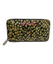 LOUIS VUITTON（ルイ ヴィトン）の古着「ラウンドファスナー財布 ヴェルニ ジッピーウォレット」｜ブラック×イエロー