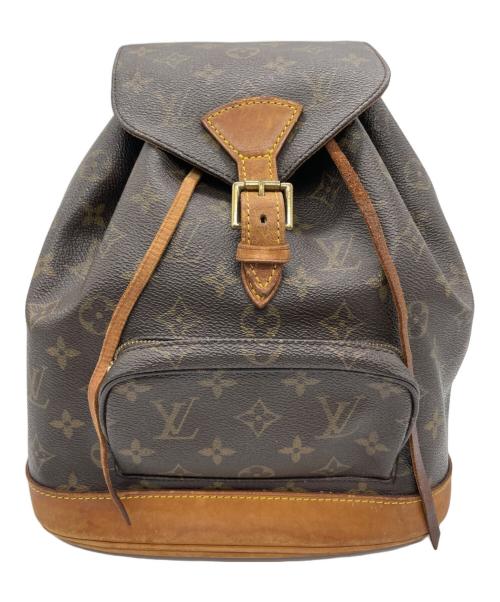 LOUIS VUITTON（ルイ ヴィトン）LOUIS VUITTON (ルイ ヴィトン) リュック モノグラム ミニモンスリ ブラウンの古着・服飾アイテム