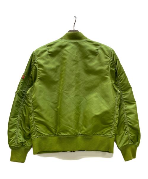 SUPREME（シュプリーム）Supreme (シュプリーム) Contrast Stitch Reversible MA-1 17SS グリーン サイズ:不明の古着・服飾アイテム