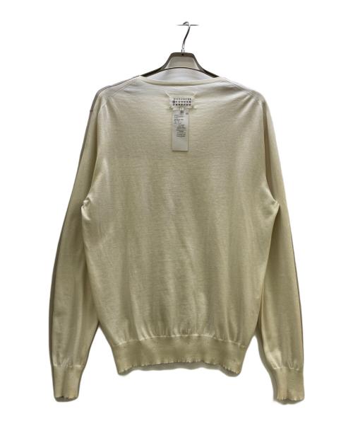 Maison Margiela（メゾンマルジェラ）Maison Margiela (メゾンマルジェラ) Inside Out Knit ベージュ サイズ:Mの古着・服飾アイテム