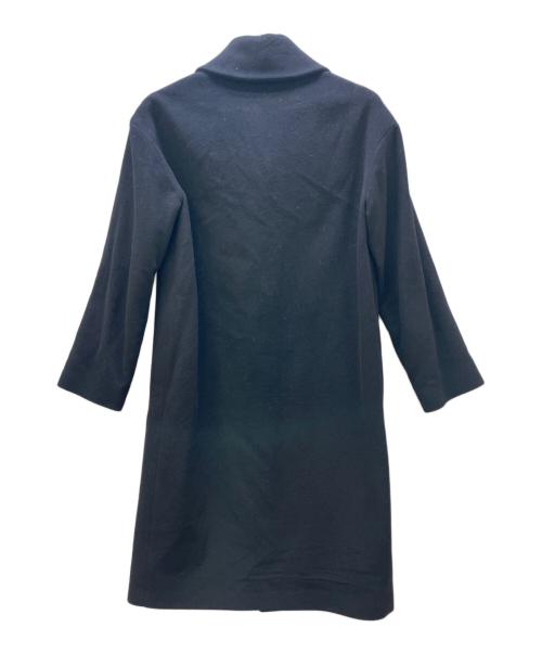 TAGLIATORE（タリアトーレ）TAGLIATORE (タリアトーレ) カシミアフランネルソリッドチェスターフィールドコート ブラック サイズ:38の古着・服飾アイテム