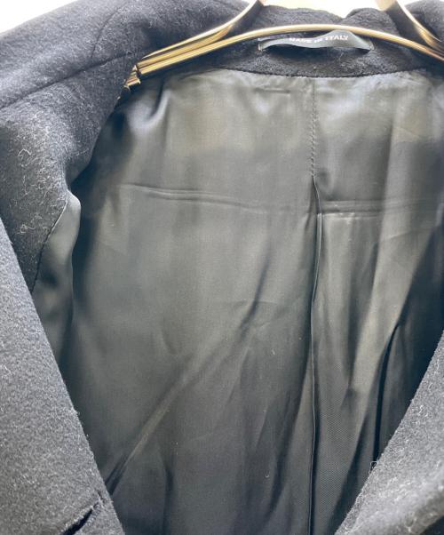 TAGLIATORE（タリアトーレ）TAGLIATORE (タリアトーレ) カシミアフランネルソリッドチェスターフィールドコート ブラック サイズ:38の古着・服飾アイテム