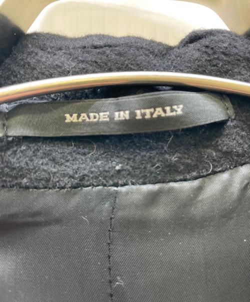 TAGLIATORE（タリアトーレ）TAGLIATORE (タリアトーレ) カシミアフランネルソリッドチェスターフィールドコート ブラック サイズ:38の古着・服飾アイテム