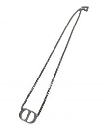 Dior（ディオール）の古着「ネックレス CDロゴ」｜シルバー