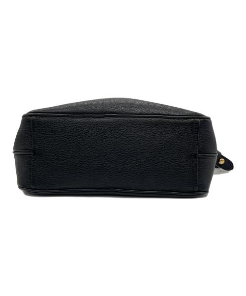 PRADA（プラダ）PRADA (プラダ) レザーショルダーバッグ ブラックの古着・服飾アイテム