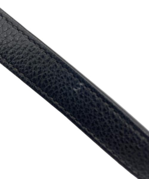 PRADA（プラダ）PRADA (プラダ) レザーショルダーバッグ ブラックの古着・服飾アイテム