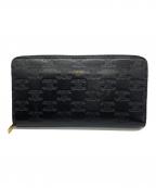 CELINEセリーヌ）の古着「ラウンドファスナー長財布」｜ブラック