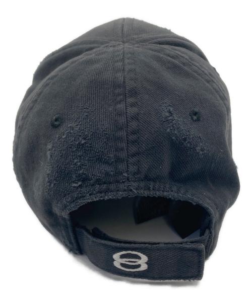 BALENCIAGA（バレンシアガ）BALENCIAGA (バレンシアガ) Double Unity Cap ブラック サイズ:Mの古着・服飾アイテム