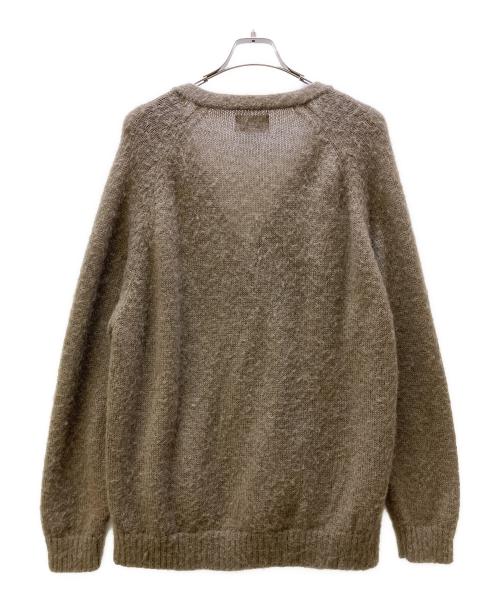 DELUXE（デラックス）DELUXE (デラックス) モヘアカーディガン ベージュ サイズ:Ｌの古着・服飾アイテム