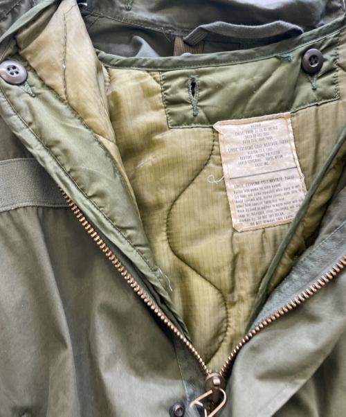 US ARMY（ユーエスアーミー）US ARMY (ユーエスアーミー) 70’s M65　ライナー付フィッシュテールパーカー オリーブ サイズ:Mの古着・服飾アイテム