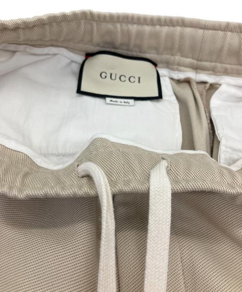 GUCCI（グッチ）GUCCI (グッチ) イージーサイドライン パンツ 19SS ベージュ サイズ:44の古着・服飾アイテム