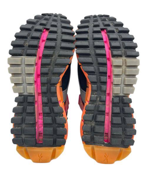 REEBOK（リーボック）REEBOK (リーボック) ローカットスニーカー Zig Kinetica Edge ブラック×オレンジ サイズ:25の古着・服飾アイテム