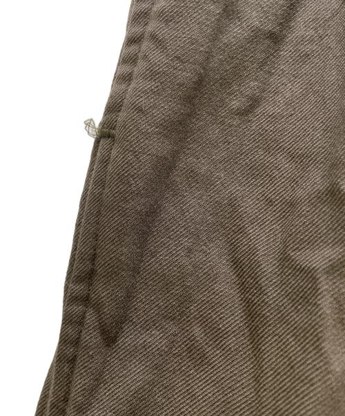 Y's for men（ワイズフォーメン）Y'S for men (ワイズフォーメン) ウールギャバジンスラックス カーキ サイズ:Mの古着・服飾アイテム
