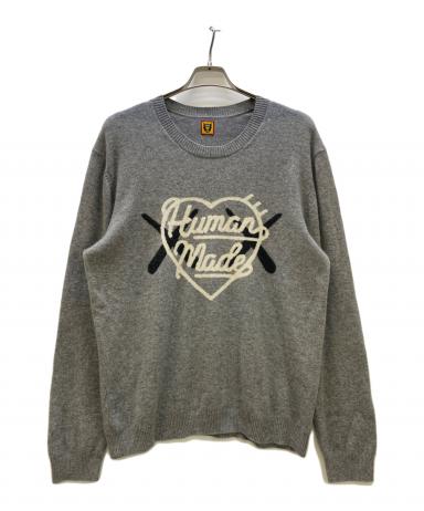 23AW カシミヤ ヒューマンメイド× カウズ コラボ ニット Lサイズ 中古・古着通販】HUMAN MADE (ヒューマンメイド) KAWS (カウズ) 23AW