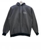 ENNOYエンノイ）の古着「プルオーバーパーカー Border Hoodie Sweat THE ENNOY PROFESSIONAL」｜ブラック