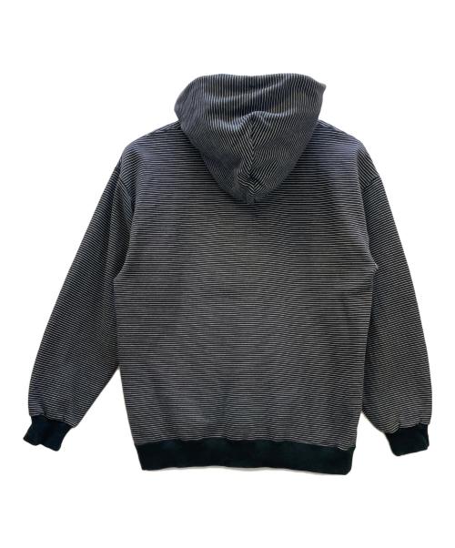 ENNOY（エンノイ）ENNOY (エンノイ) プルオーバーパーカー Border Hoodie Sweat THE ENNOY PROFESSIONAL ブラック サイズ:Lの古着・服飾アイテム
