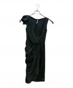 PRADAプラダ）の古着「シルクワンピース」｜ブラック
