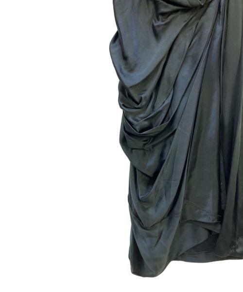 PRADA（プラダ）PRADA (プラダ) シルクワンピース ブラック サイズ:38の古着・服飾アイテム