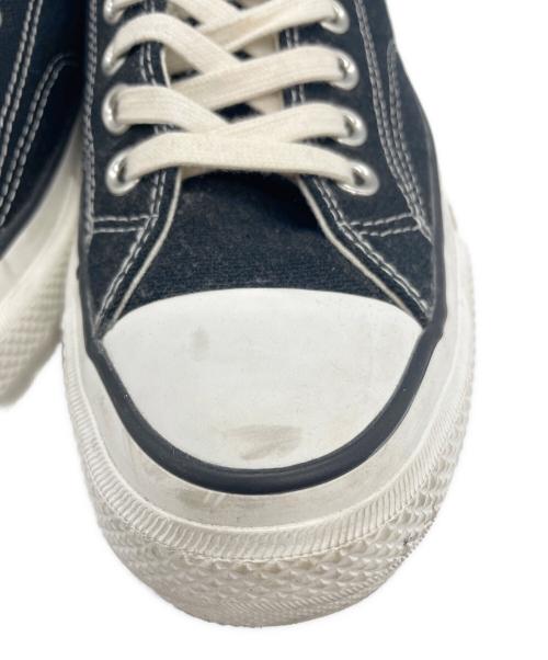 CONVERSE ADDICT（コンバース アディクト）CONVERSE ADDICT (コンバース アディクト) ローカットスニーカー ホワイト×ブラック サイズ:27.5の古着・服飾アイテム