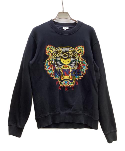 KENZO（ケンゾー）KENZO (ケンゾー) 刺繍スウェット ブラック サイズ:Sの古着・服飾アイテム