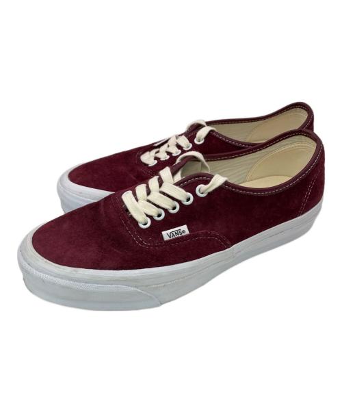 VANS（ヴァンズ）VANS (ヴァンズ) ピッグスキン　スニーカー ワインレッド×ホワイト サイズ:27の古着・服飾アイテム