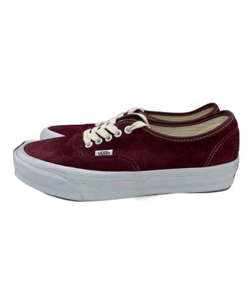 VANS（ヴァンズ）VANS (ヴァンズ) ピッグスキン　スニーカー ワインレッド×ホワイト サイズ:27の古着・服飾アイテム