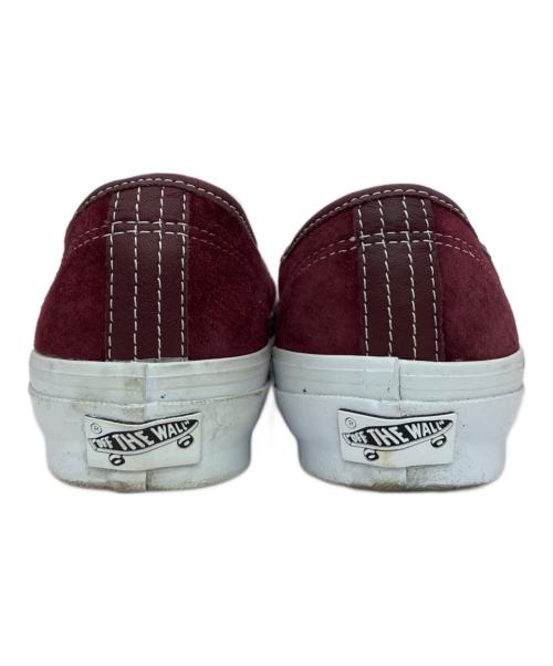 VANS（ヴァンズ）VANS (ヴァンズ) ピッグスキン　スニーカー ワインレッド×ホワイト サイズ:27の古着・服飾アイテム
