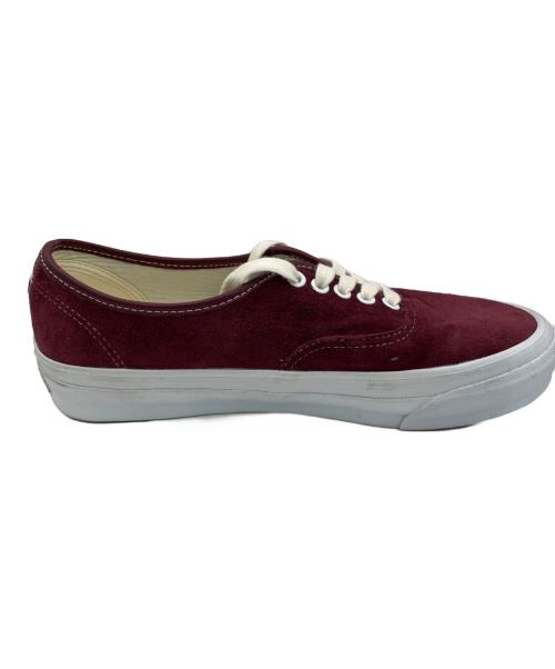 VANS（ヴァンズ）VANS (ヴァンズ) ピッグスキン　スニーカー ワインレッド×ホワイト サイズ:27の古着・服飾アイテム
