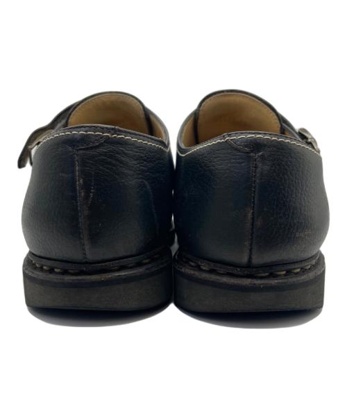 PARABOOT（パラブーツ）PARABOOT (パラブーツ) UNITED ARROWS別注 (ユナイテッドアローズ別注) WILLIAM　ダブルモンクストラップシューズ ブラック サイズ:9 1/2の古着・服飾アイテム