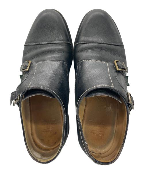 PARABOOT（パラブーツ）PARABOOT (パラブーツ) UNITED ARROWS別注 (ユナイテッドアローズ別注) WILLIAM　ダブルモンクストラップシューズ ブラック サイズ:9 1/2の古着・服飾アイテム