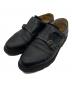 PARABOOT（パラブーツ）の古着「WILLIAM　ダブルモンクストラップシューズ」｜ブラック