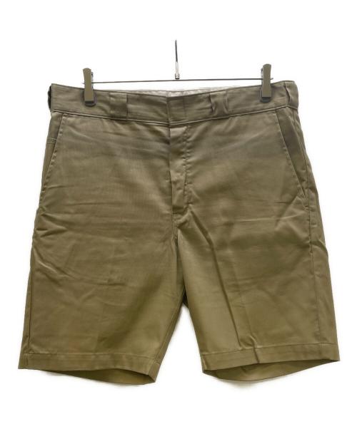 Dickies（ディッキーズ）Dickies (ディッキーズ) Ron Herman (ロンハーマン) LSD (ラウンドスタイルデザイン) ハーフショーツ ベージュ サイズ:91㎝（W36）の古着・服飾アイテム