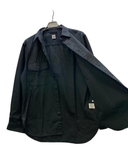 Ron Herman（ロンハーマン）Ron Herman (ロンハーマン) ダブルポケットシャツ ブラック サイズ:Lの古着・服飾アイテム