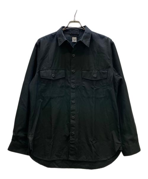 Ron Herman（ロンハーマン）Ron Herman (ロンハーマン) ダブルポケットシャツ ブラック サイズ:Lの古着・服飾アイテム
