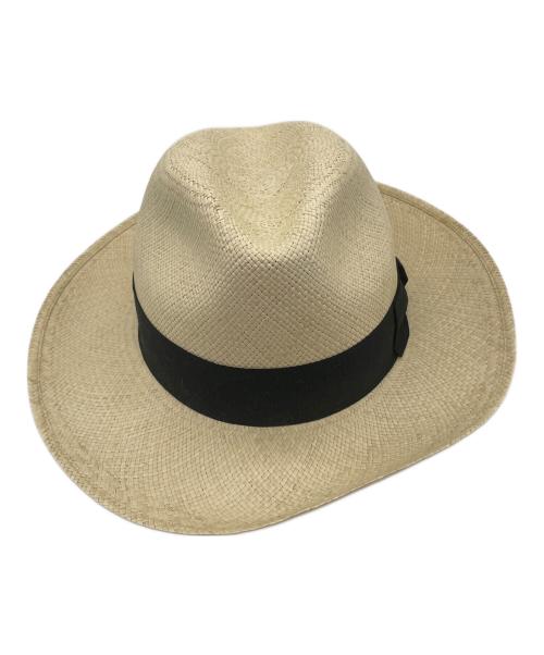 BORSALINO（ボルサリーノ）BORSALINO (ボルサリーノ) ボルサリーノ　パナマハット　ナチュラル ナチュラルの古着・服飾アイテム