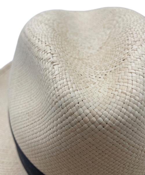 BORSALINO（ボルサリーノ）BORSALINO (ボルサリーノ) ボルサリーノ　パナマハット　ナチュラル ナチュラルの古着・服飾アイテム