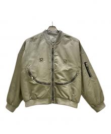 LIBERE（リベーレ）の古着「CHUCKLE MA-1 JACKET」｜グレー